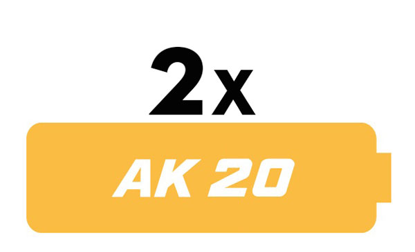 2 sztuki akumulatora AL 20